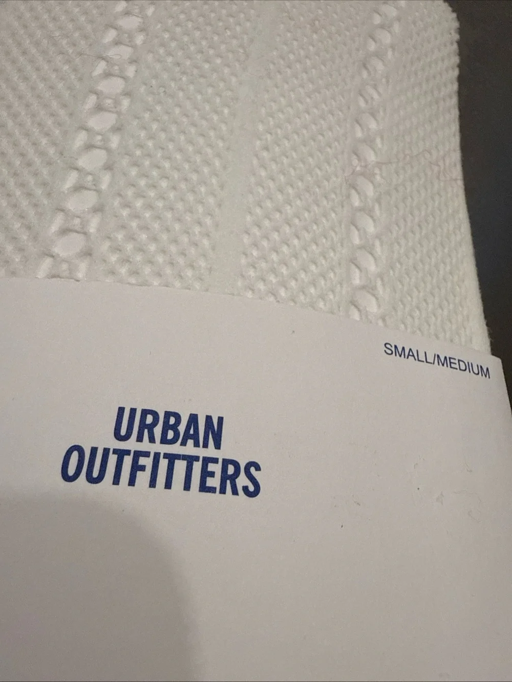 urban outfitters cable knit tights s/m